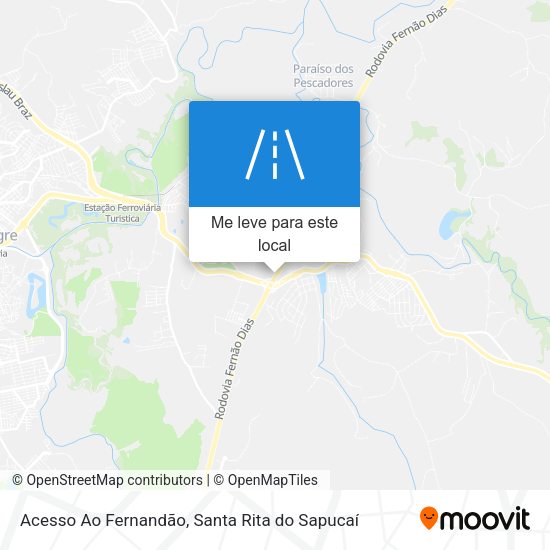 Acesso Ao Fernandão mapa