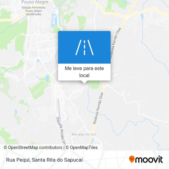 Rua Pequi mapa
