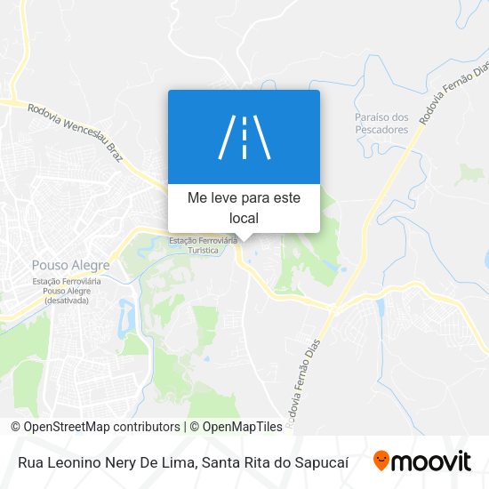 Rua Leonino Nery De Lima mapa