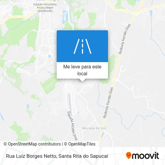 Rua Luiz Borges Netto mapa