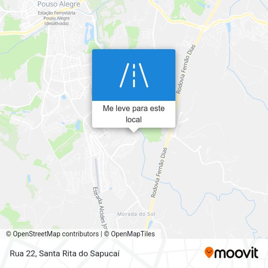 Rua 22 mapa