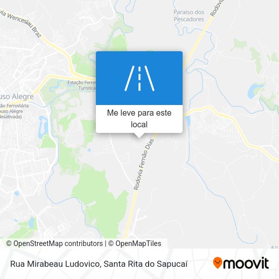 Rua Mirabeau Ludovico mapa