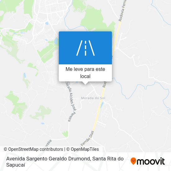Avenida Sargento Geraldo Drumond mapa