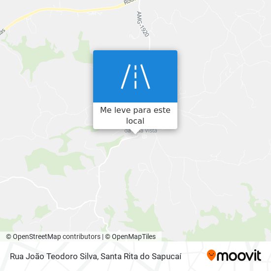 Rua João Teodoro Silva mapa