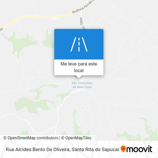 Rua Alcides Bento De Oliveira mapa