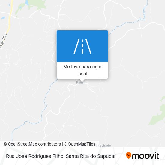 Rua José Rodrigues Filho mapa