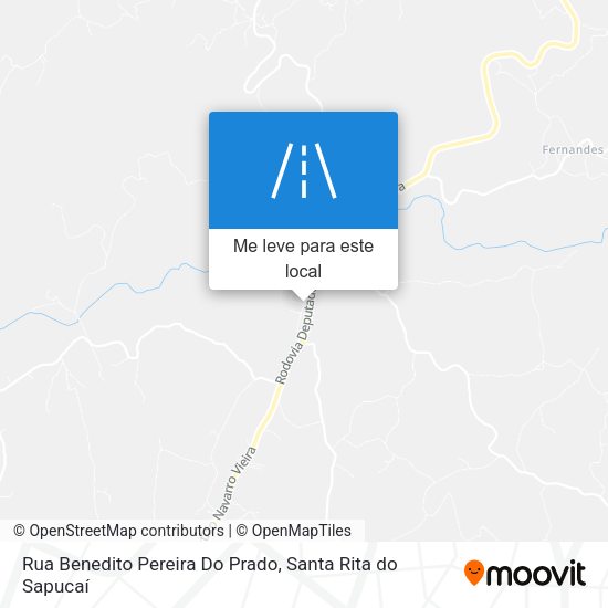 Rua Benedito Pereira Do Prado mapa