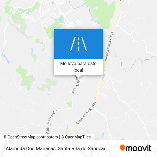 Alameda Dos Manacás mapa