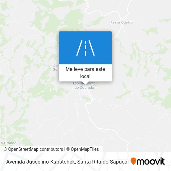 Avenida Juscelino Kubstchek mapa
