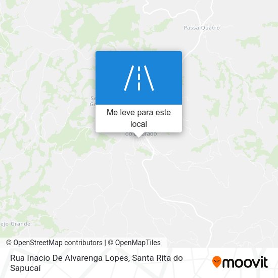 Rua Inacio De Alvarenga Lopes mapa
