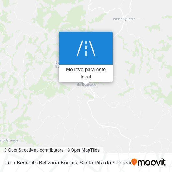 Rua Benedito Belizario Borges mapa