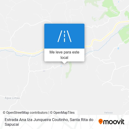 Estrada Ana Iza Junqueira Coutinho mapa