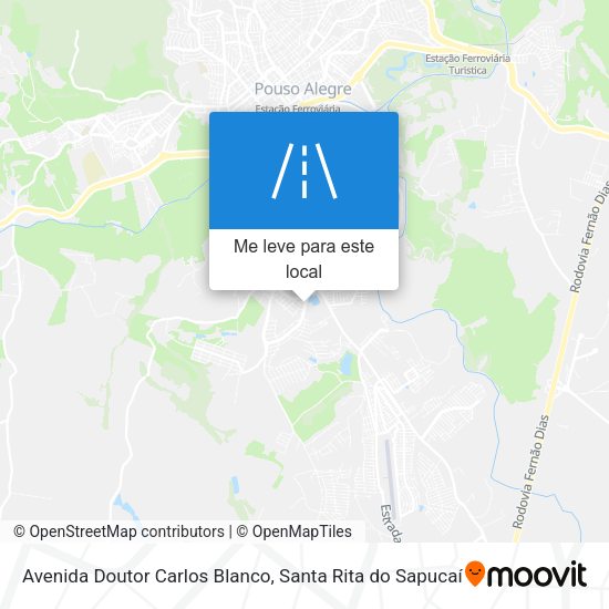 Avenida Doutor Carlos Blanco mapa