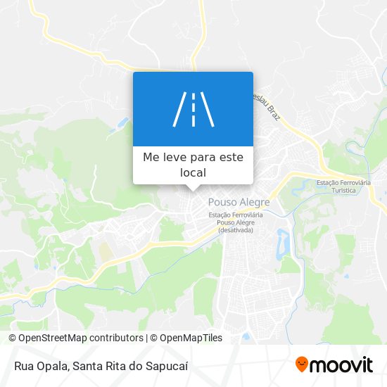 Rua Opala mapa
