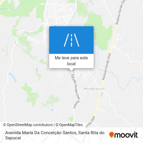 Avenida Maria Da Conceição Santos mapa