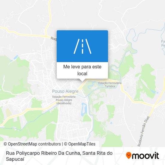 Rua Poliycarpo Ribeiro Da Cunha mapa