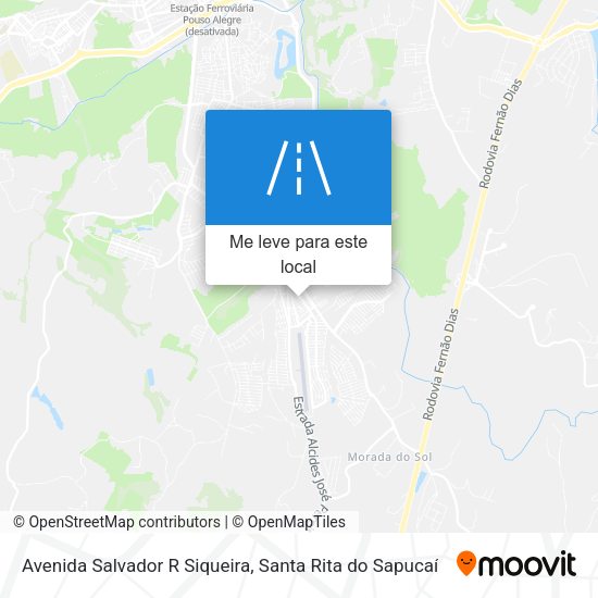 Avenida Salvador R Siqueira mapa
