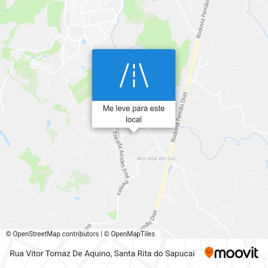 Rua Vitor Tomaz De Aquino mapa