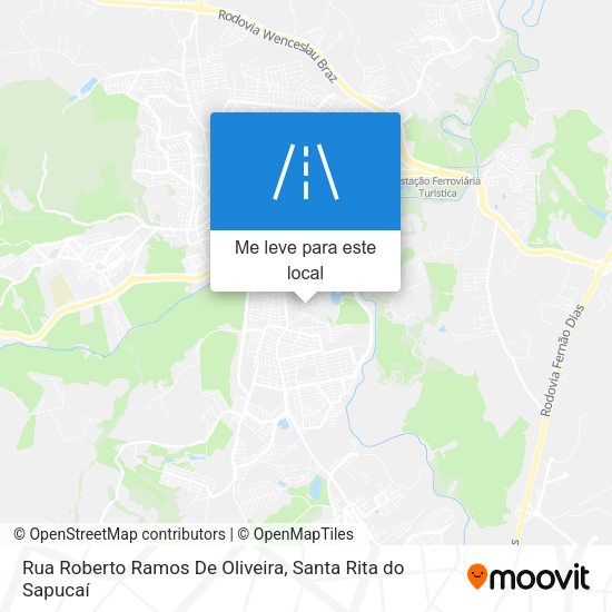 Rua Roberto Ramos De Oliveira mapa
