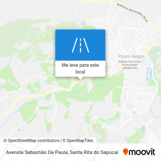 Avenida Sebastião De Paula mapa