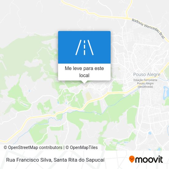 Rua Francisco Silva mapa