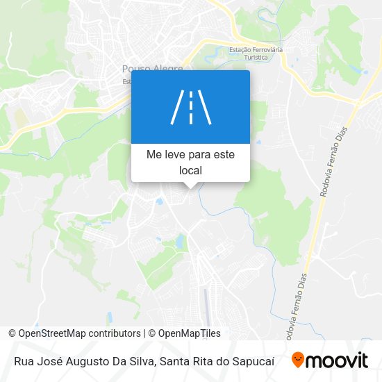 Rua José Augusto Da Silva mapa