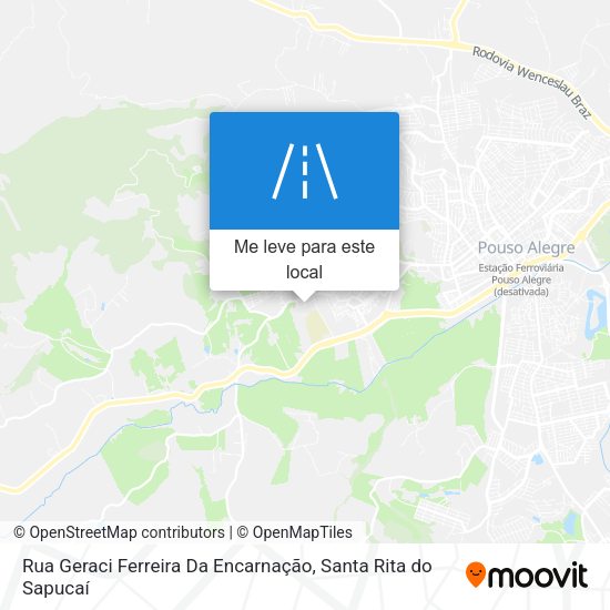 Rua Geraci Ferreira Da Encarnação mapa