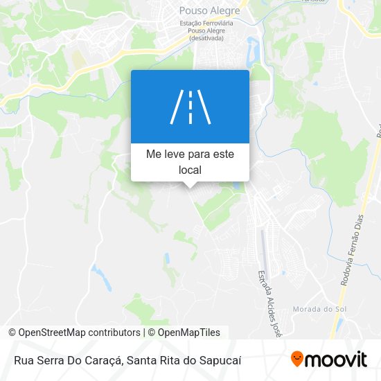 Rua Serra Do Caraçá mapa