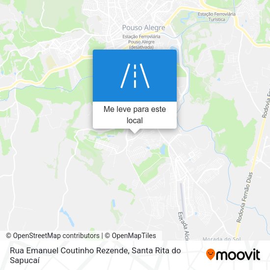 Rua Emanuel Coutinho Rezende mapa