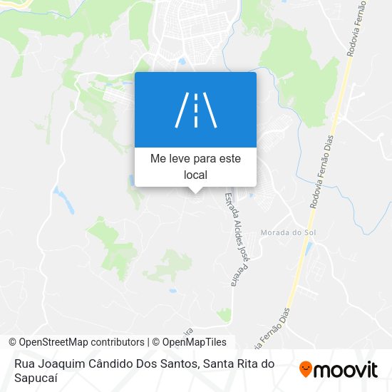 Rua Joaquim Cândido Dos Santos mapa