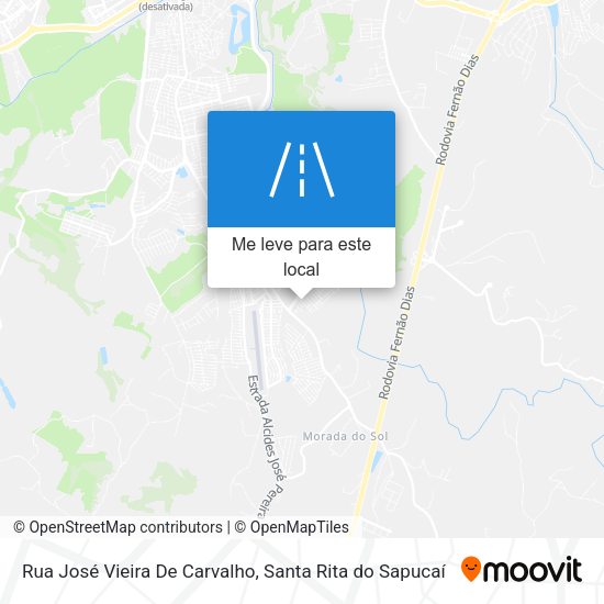 Rua José Vieira De Carvalho mapa