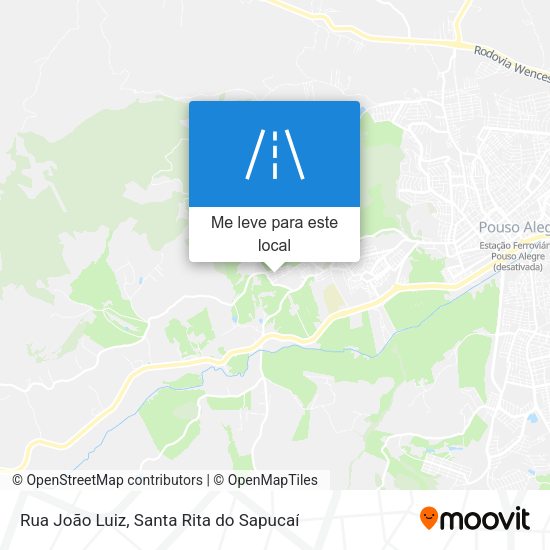 Rua João Luiz mapa
