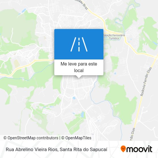 Rua Abrelino Vieira Rios mapa