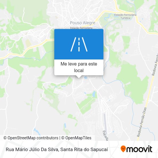 Rua Mário Júlio Da Silva mapa