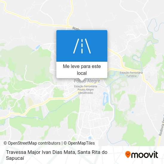 Travessa Major Ivan Dias Mata mapa