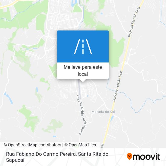 Rua Fabiano Do Carmo Pereira mapa