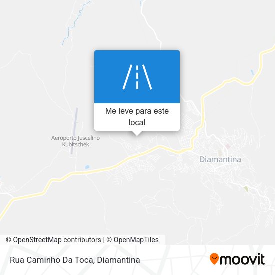 Rua Caminho Da Toca mapa