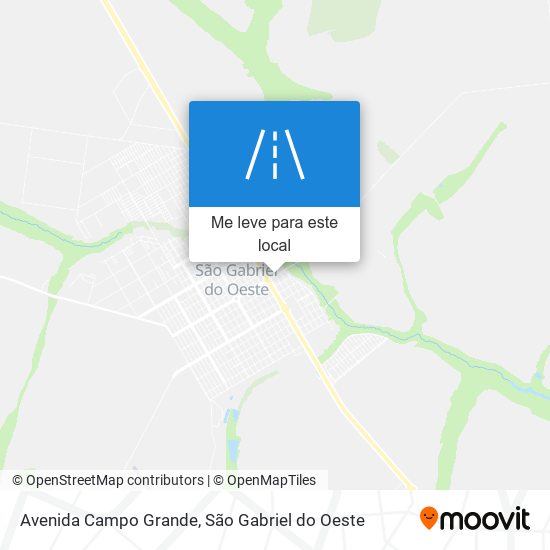 Avenida Campo Grande mapa