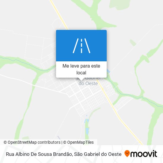 Rua Albino De Sousa Brandão mapa