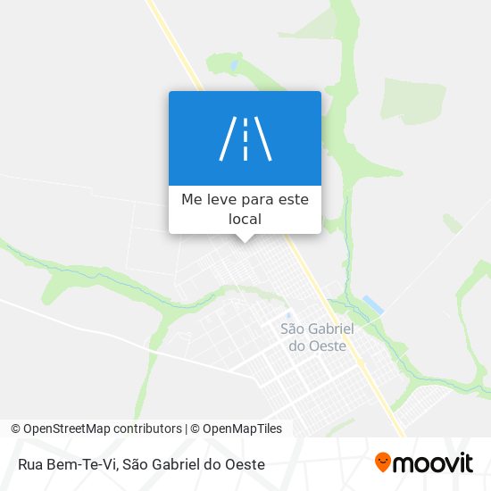 Rua Bem-Te-Vi mapa