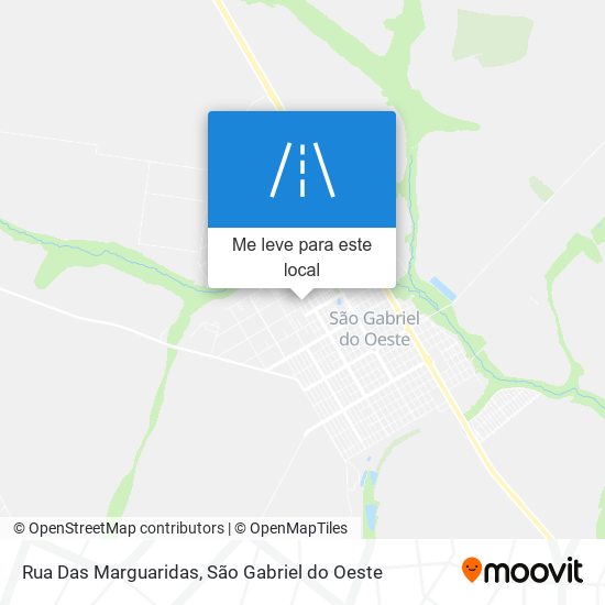 Rua Das Marguaridas mapa