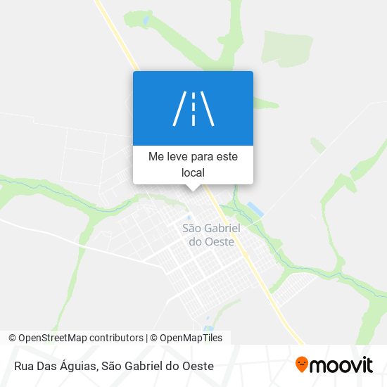 Rua Das Águias mapa