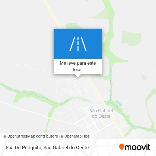 Rua Do Periquito mapa