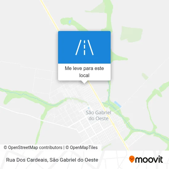 Rua Dos Cardeais mapa