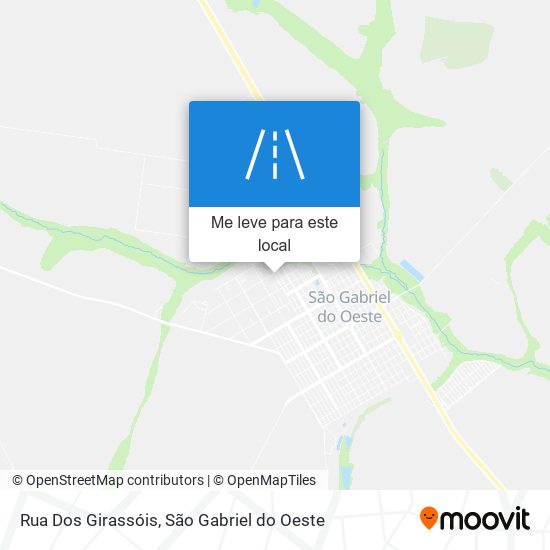 Rua Dos Girassóis mapa