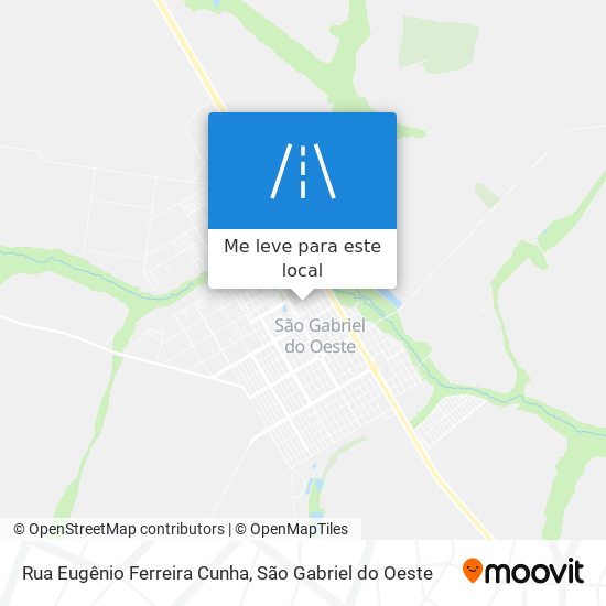 Rua Eugênio Ferreira Cunha mapa