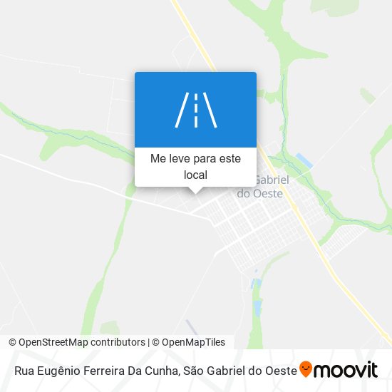 Rua Eugênio Ferreira Da Cunha mapa