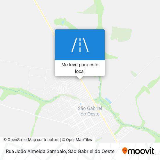 Rua João Almeida Sampaio mapa