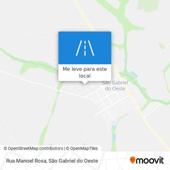 Rua Manoel Rosa mapa