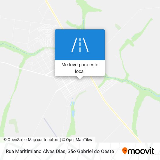 Rua Maritimiano Alves Dias mapa